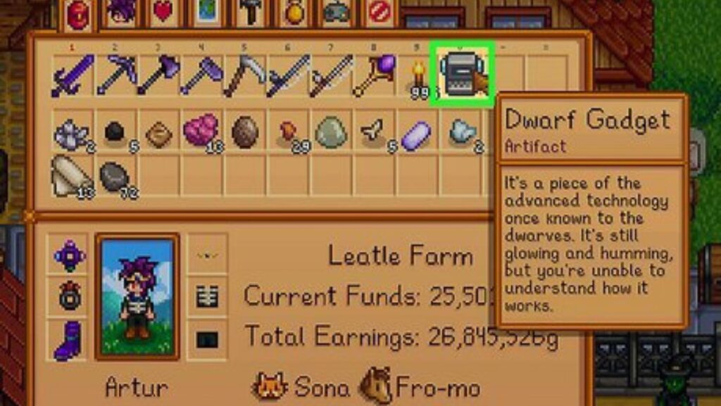 Dwarf Gadget Stardew